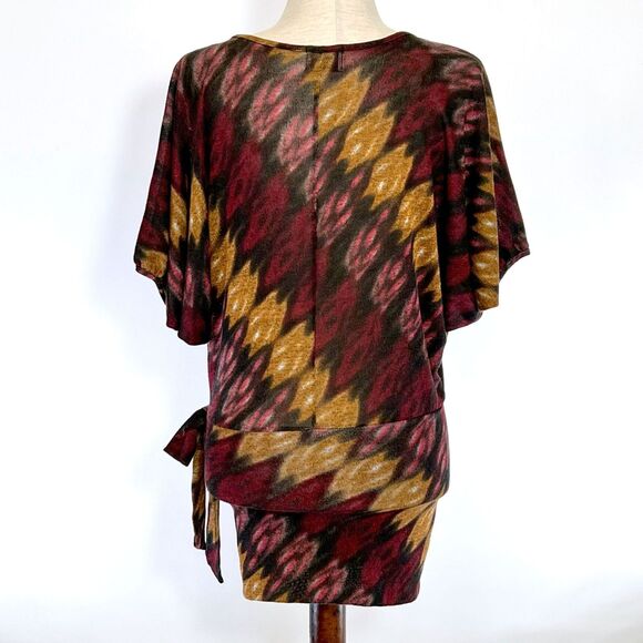 Traciel Brown Dolman Sleeve Top Made in USA - Picture 3 of 6